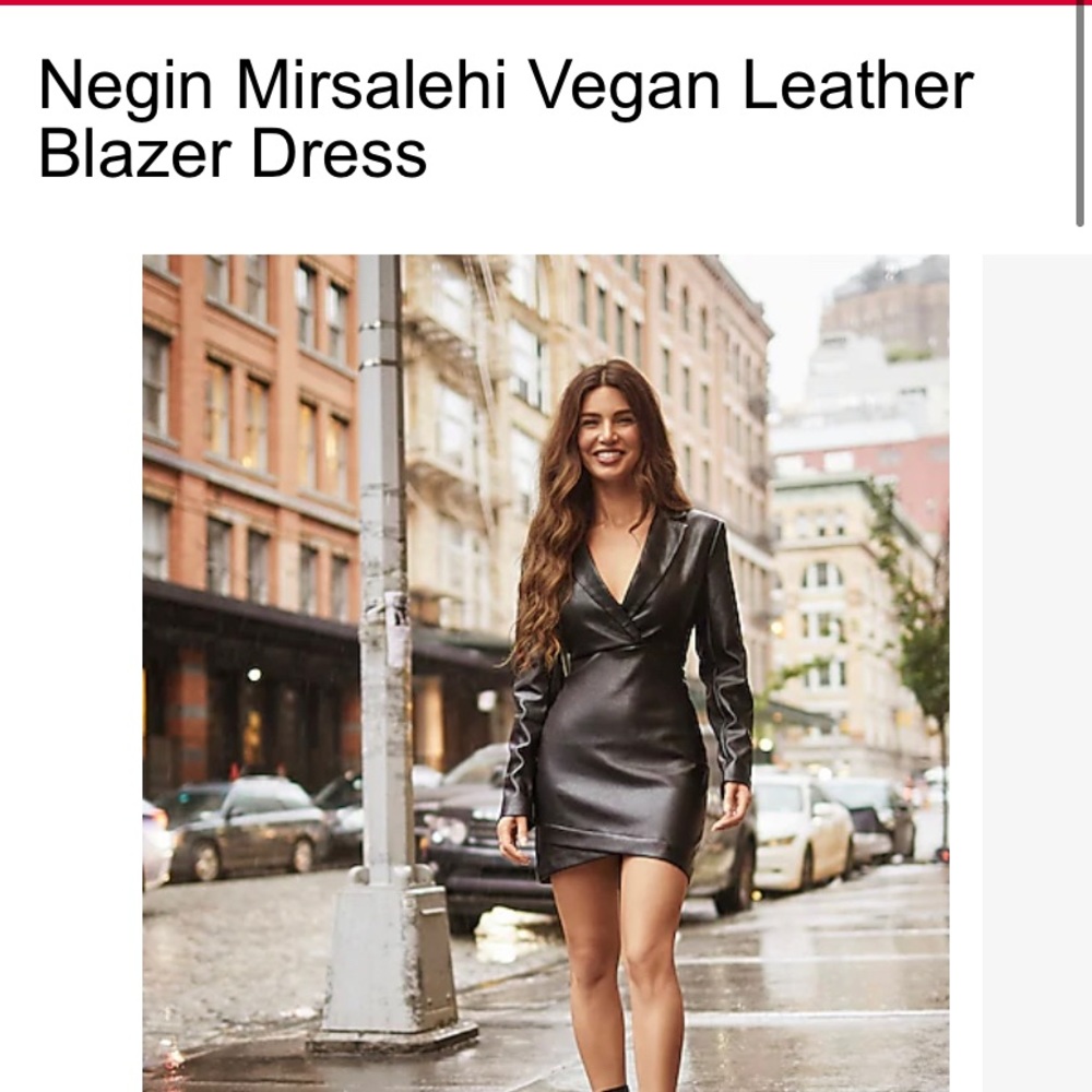 SOLD Express Vegan Leather Dress
